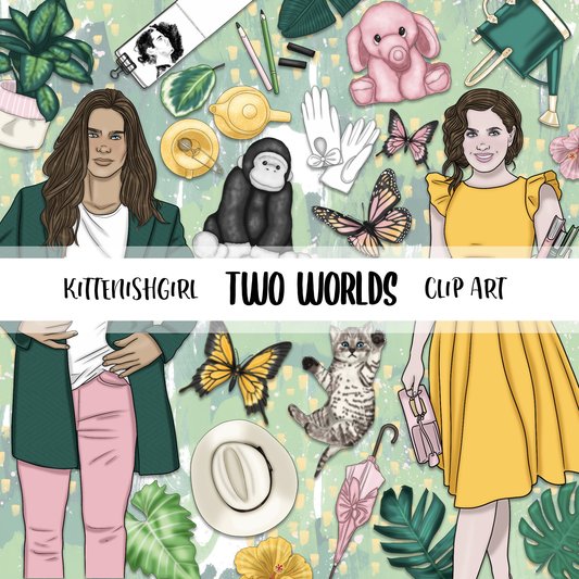 Two Worlds // Clip Art