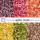 Golden Woods // Glitter Digital Papers