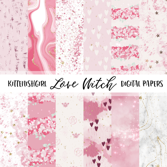 Love Witch // Digital Papers