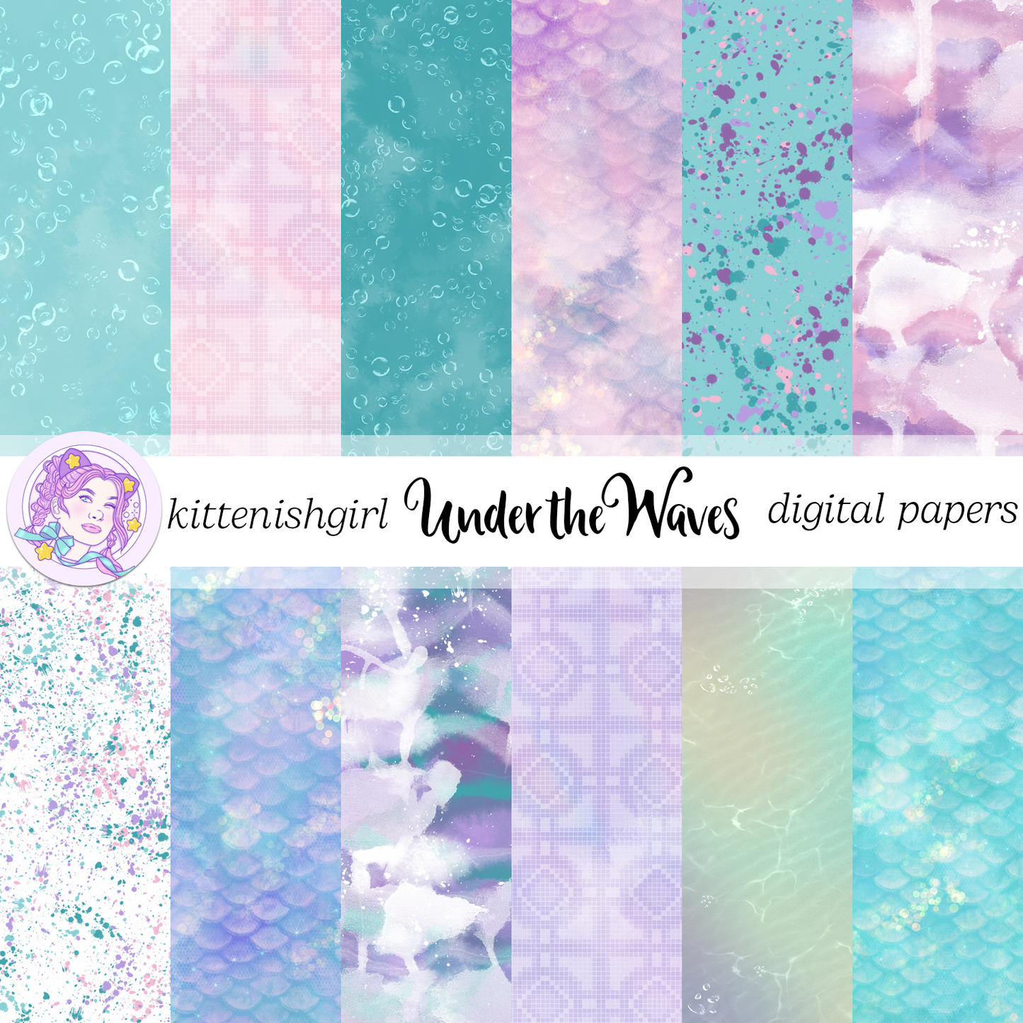 Under the Waves // Digital Papers