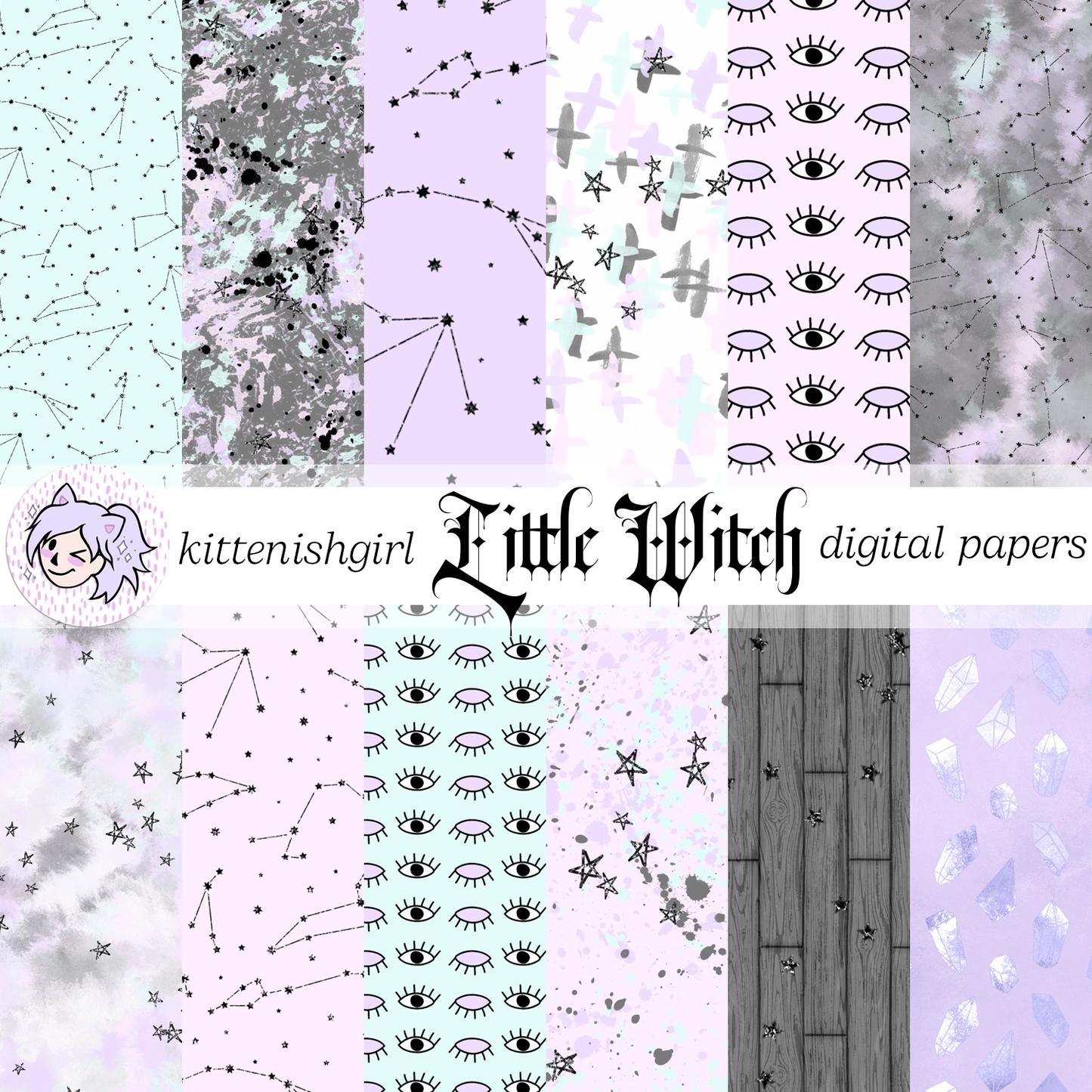 Little Witch // Digital Papers
