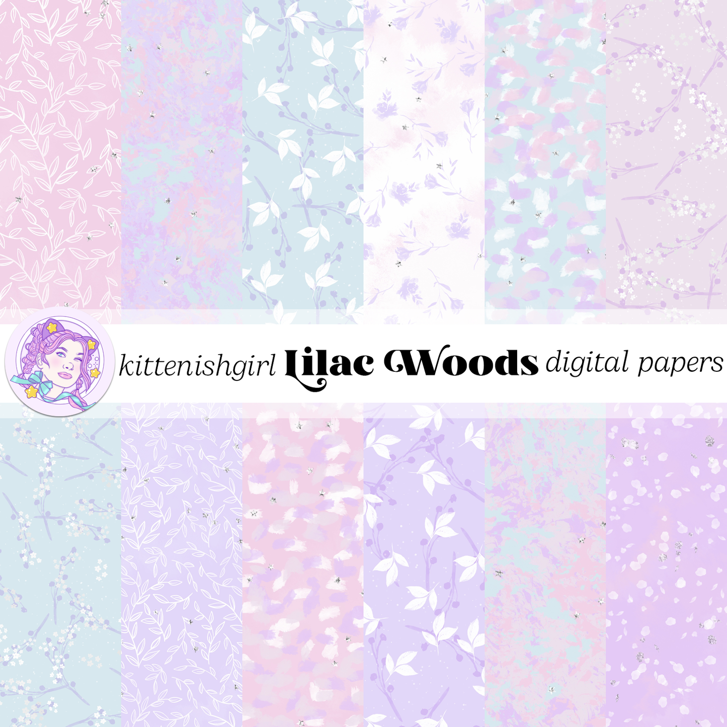 Lilac Woods // Digital Papers