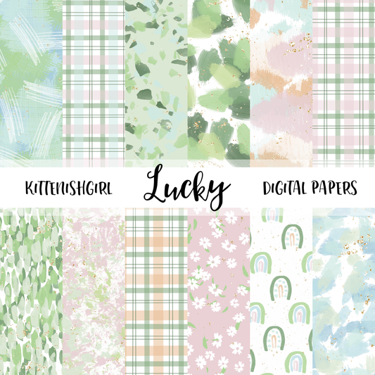 Lucky // Digital Papers