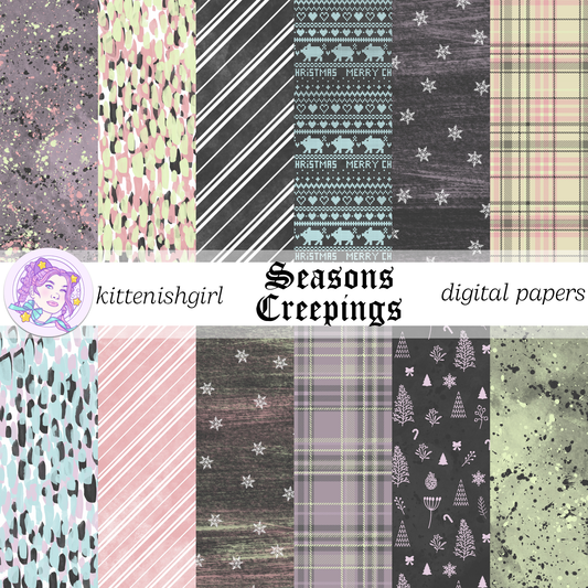Season's Creepings // Digital Papers