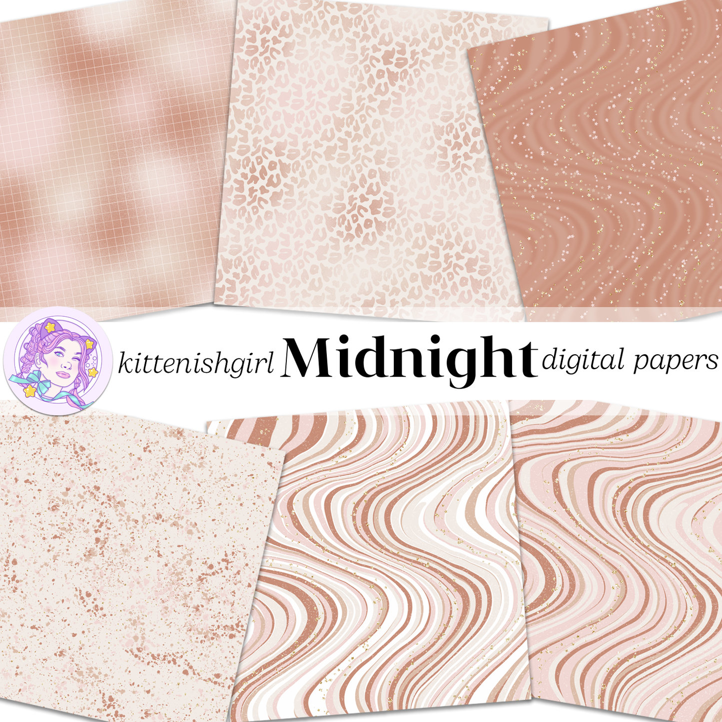Midnight // Digital Papers