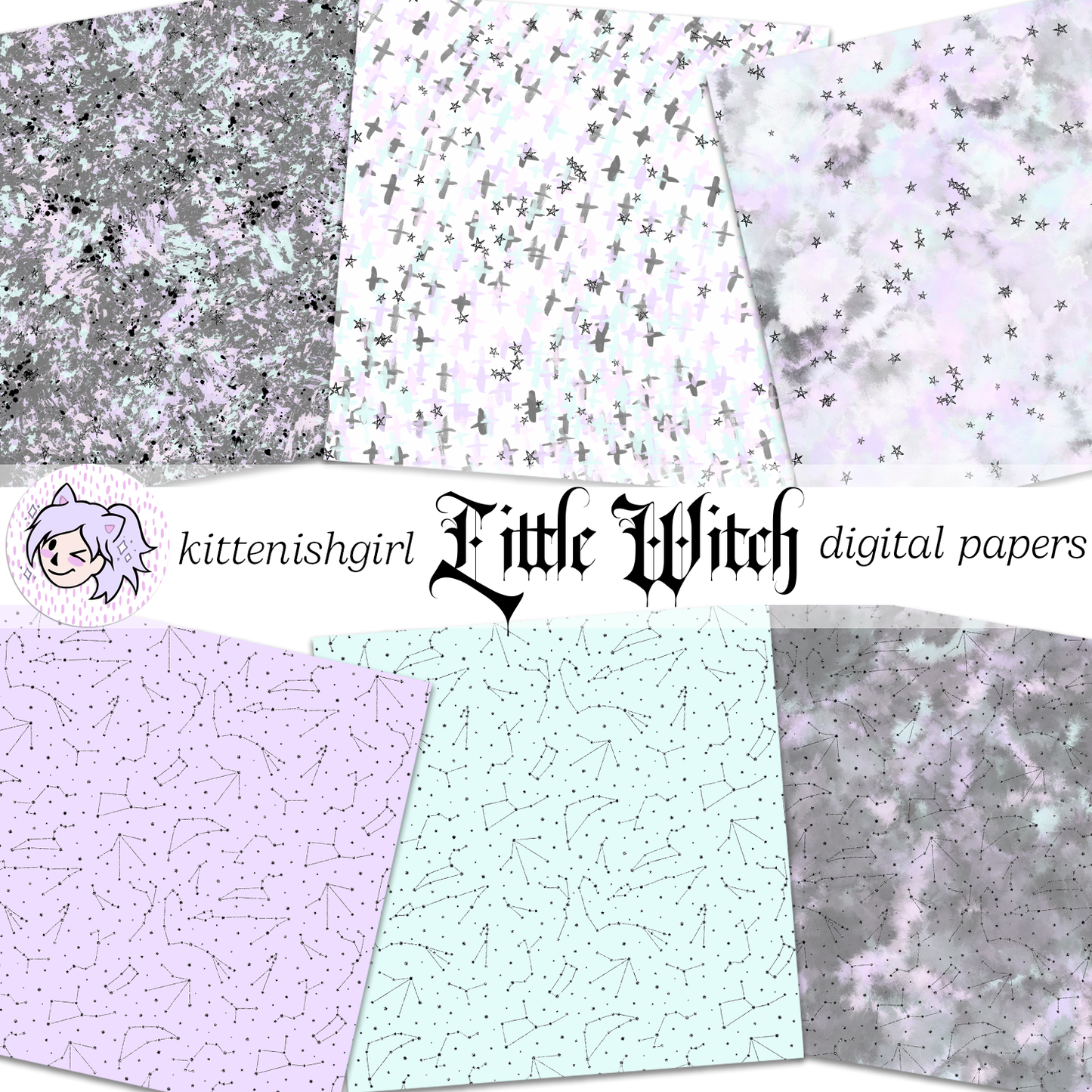 Little Witch // Digital Papers